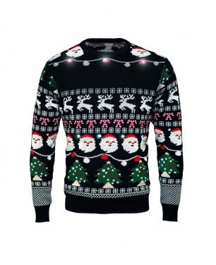 Logo trade corporate gift photo of: Christmas LED sweater S/M