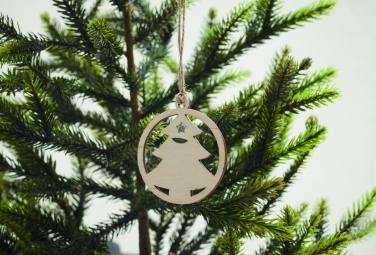 Logotrade promotional item image of: Wooden tree shape hanger
