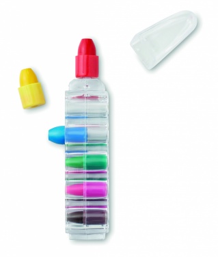 Logotrade advertising product image of: Set of 6 wax crayons