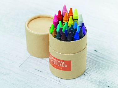 Logo trade promotional gifts image of: 30 wax crayons