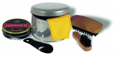 Logo trade promotional giveaways picture of: Shoe polish kit