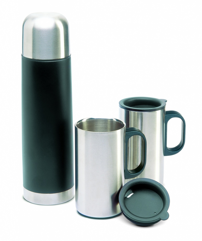 Logotrade promotional merchandise photo of: Insulation flask with 2 mugs