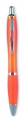 Push button ball pen, Transparent Orange