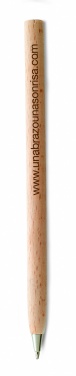 Logo trade corporate gifts picture of: Wooden ball pen