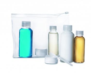 Logo trade advertising products picture of: Travelling pouch with bottles