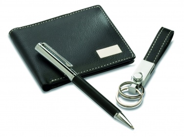 Logotrade promotional giveaways photo of: Ball pen key ring and wallet Lappeenranta