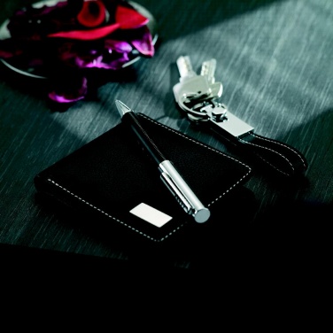 Logo trade promotional giveaways picture of: Ball pen key ring and wallet Lappeenranta