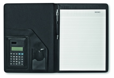 Logo trade promotional products image of: A4 conference folder calculator