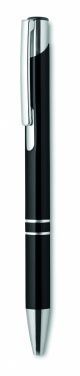 Logo trade promotional giveaway photo of: Push button pen with black ink