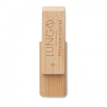 Logo trade promotional gifts image of: Bamboo USB    16GB