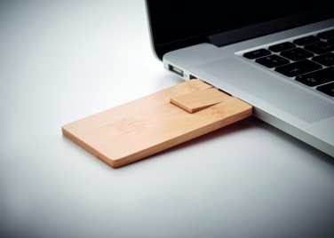 Logotrade promotional giveaways photo of: 16GB bamboo casing USB