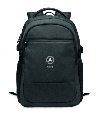 Logo trade promotional gifts image of: 600D RPET laptop backpack