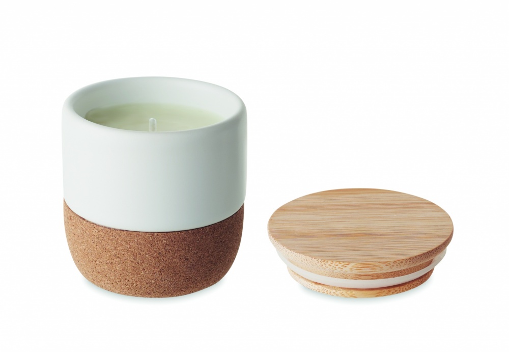 Logotrade promotional gift picture of: Plant based wax candle 80 gr