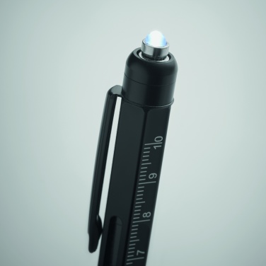 Logo trade promotional giveaway photo of: Spirit level pen with ruler