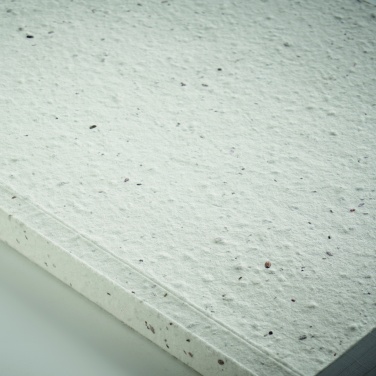 Logo trade promotional giveaways picture of: A5 seed paper cover notebook