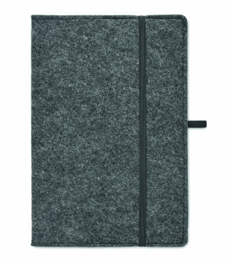 Logotrade promotional items photo of: A5 notebook RPET felt