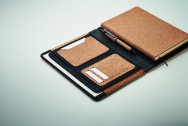 Logo trade corporate gift photo of: A5 portfolio in cork