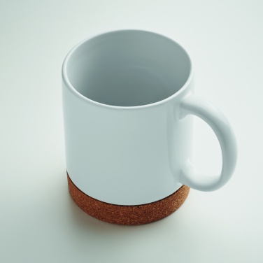 Logo trade promotional items picture of: Sublimation ceramic cork mug