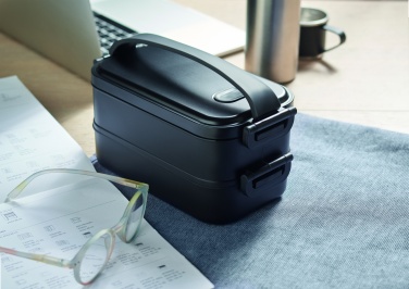 Logo trade promotional merchandise image of: Lunch box in recycled PP