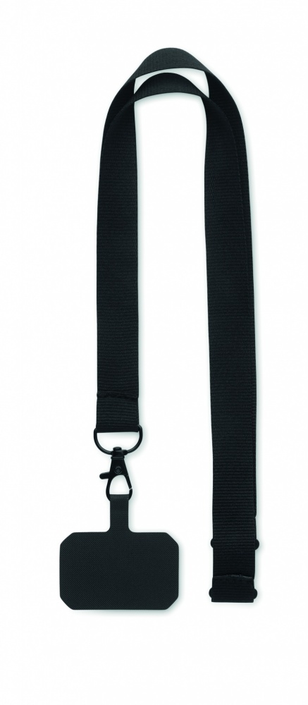 Logo trade promotional merchandise picture of: Phone holder lanyard
