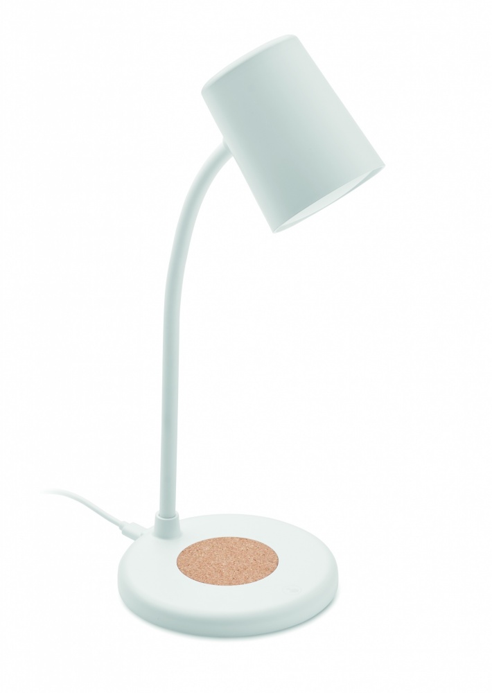 Logo trade promotional gift photo of: Wireless charger, lamp speaker