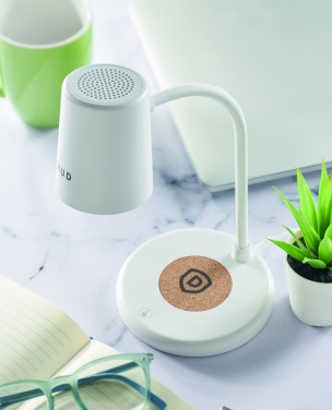 Logo trade promotional item photo of: Wireless charger, lamp speaker