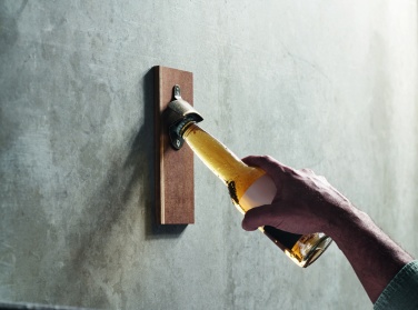 Logotrade advertising products photo of: Wall mounted bottle opener