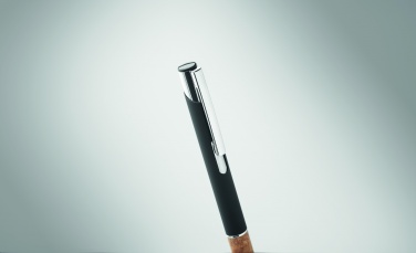 Logotrade promotional giveaways photo of: Ballpoint pen made of aluminum with a cork grip