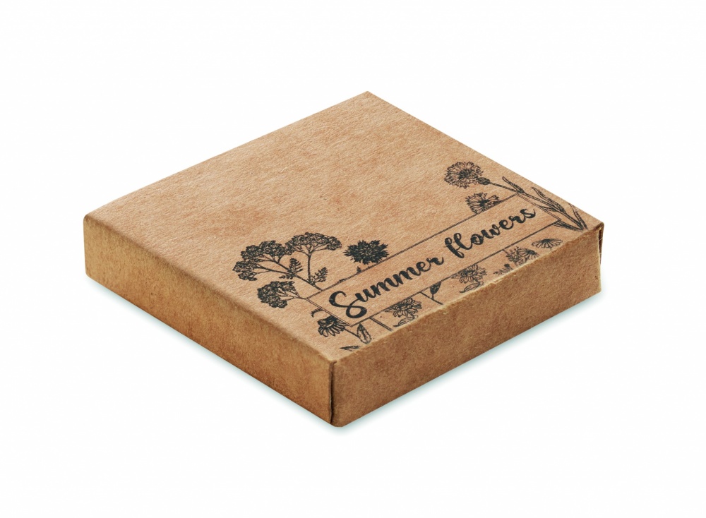 Logo trade promotional products image of: Mix flowerseeds disc