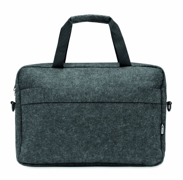 Logo trade promotional gift photo of: 15 inch RPET felt laptop bag