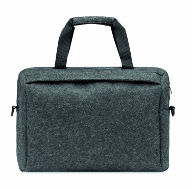 Logotrade promotional merchandise picture of: 15 inch RPET felt laptop bag