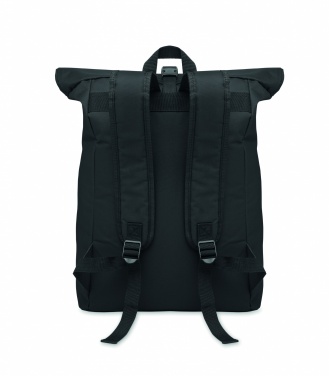 Logo trade promotional giveaway photo of: 600Dpolyester rolltop backpack