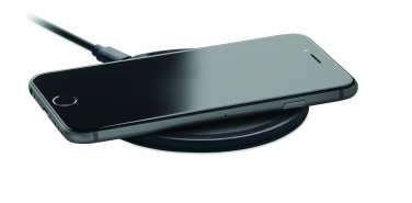 Logo trade promotional giveaways image of: Recycled 15W Wireless charger