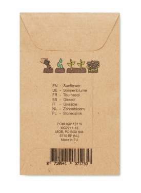 Logo trade promotional products image of: Sunflower seeds in envelope