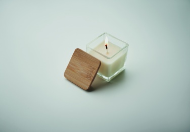 Logotrade promotional giveaway image of: Squared fragranced candle 50gr