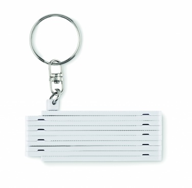Logo trade promotional items image of: Carpenters ruler key ring 50cm Kotka