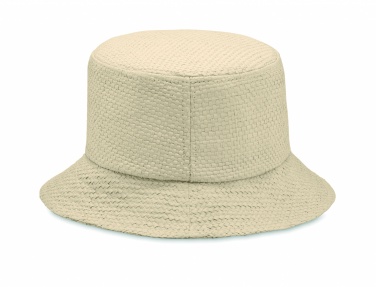 Logo trade promotional items image of: 9aper straw bucket hat