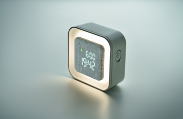 Logo trade promotional product photo of: Recycled ABS/RPET alarm clock Stuttgart