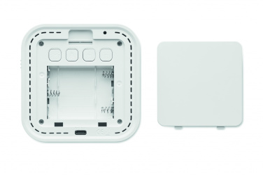 Logotrade promotional giveaway picture of: Recycled ABS/RPET alarm clock Stuttgart