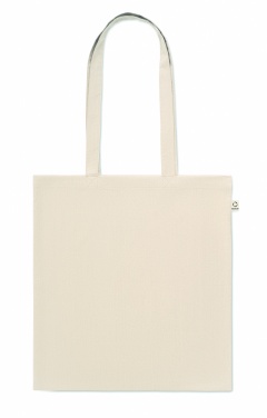 Logo trade promotional merchandise photo of: Recycled cotton shopping bag