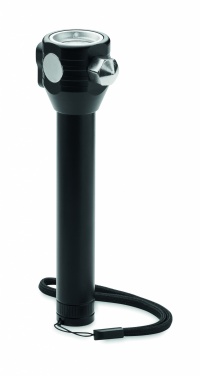 Logotrade corporate gifts photo of: 3-in-1 aluminum flashlight with an emergency hammer and seatbelt cutter, customizable with printing