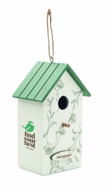 Logo trade promotional product photo of: Bird house in plywood
