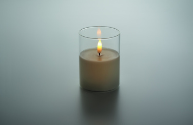 Logotrade promotional merchandise image of: LED wax candle in glass holder
