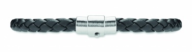 Logo trade promotional item photo of: Braided faux leather bracelet
