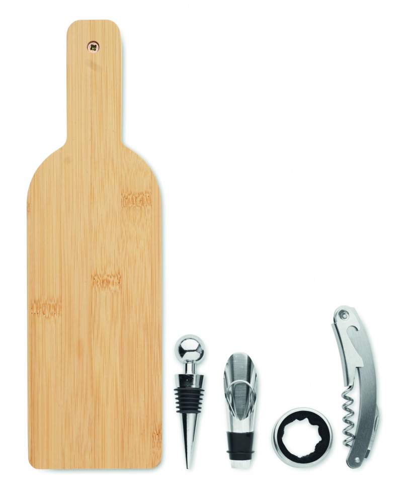 Logotrade promotional gift image of: Bottle shaped wine set