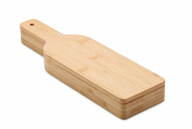 Logo trade promotional item photo of: Bottle shaped wine set