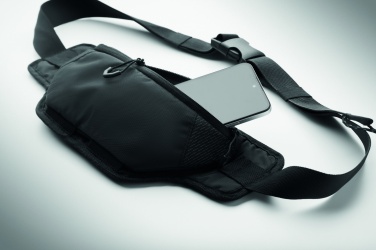Logo trade promotional merchandise photo of: Hiking waist bag in 420D nylon