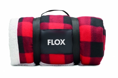 Logo trade promotional item photo of: RPET sherpa fleece blanket