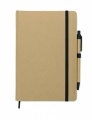 Caratil A5 notebook in recycled carton, Black