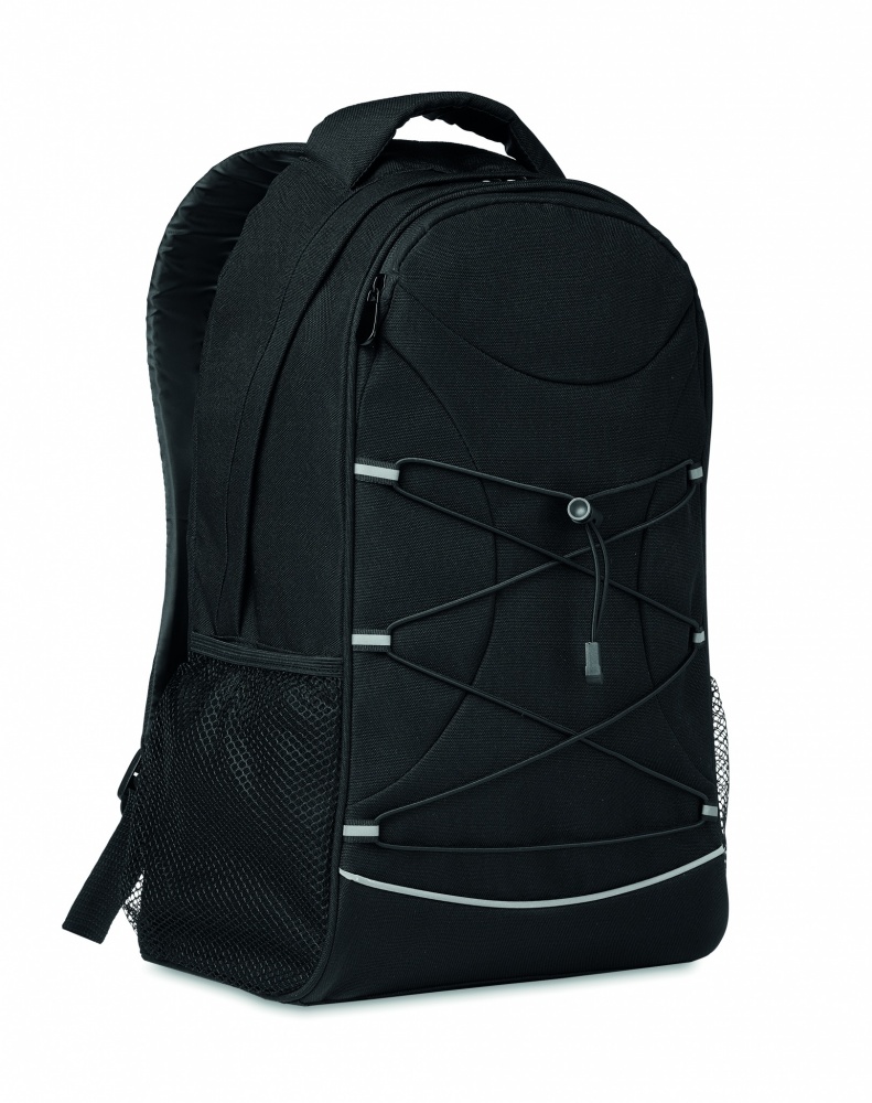 Logo trade promotional giveaways picture of: 600D RPET backpack